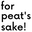 for peat's sake! logo