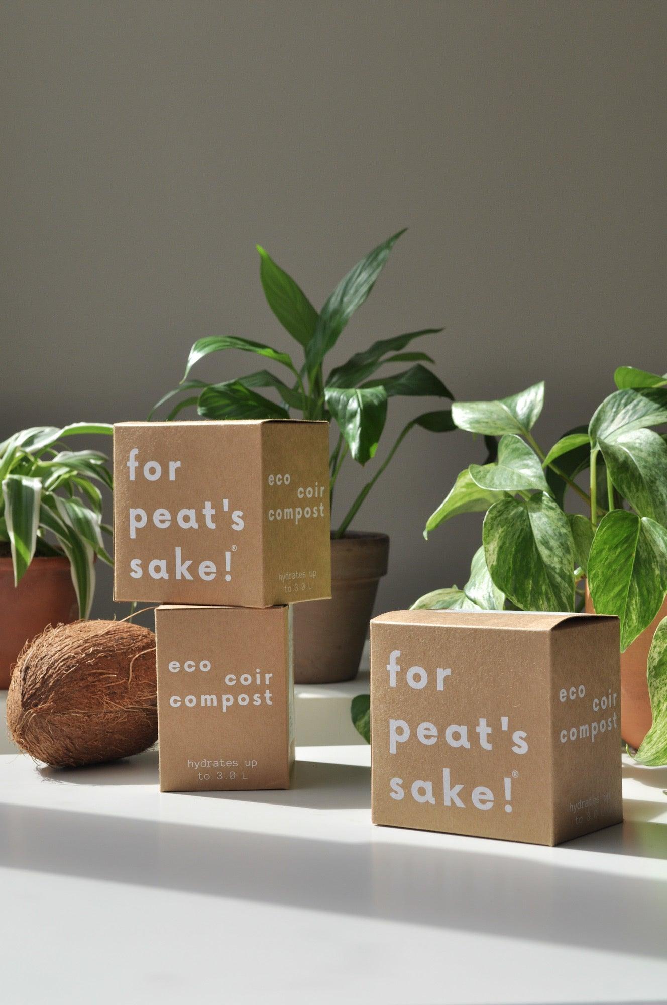 3 L PEAT-FREE COIR COMPOST - for peat's sake