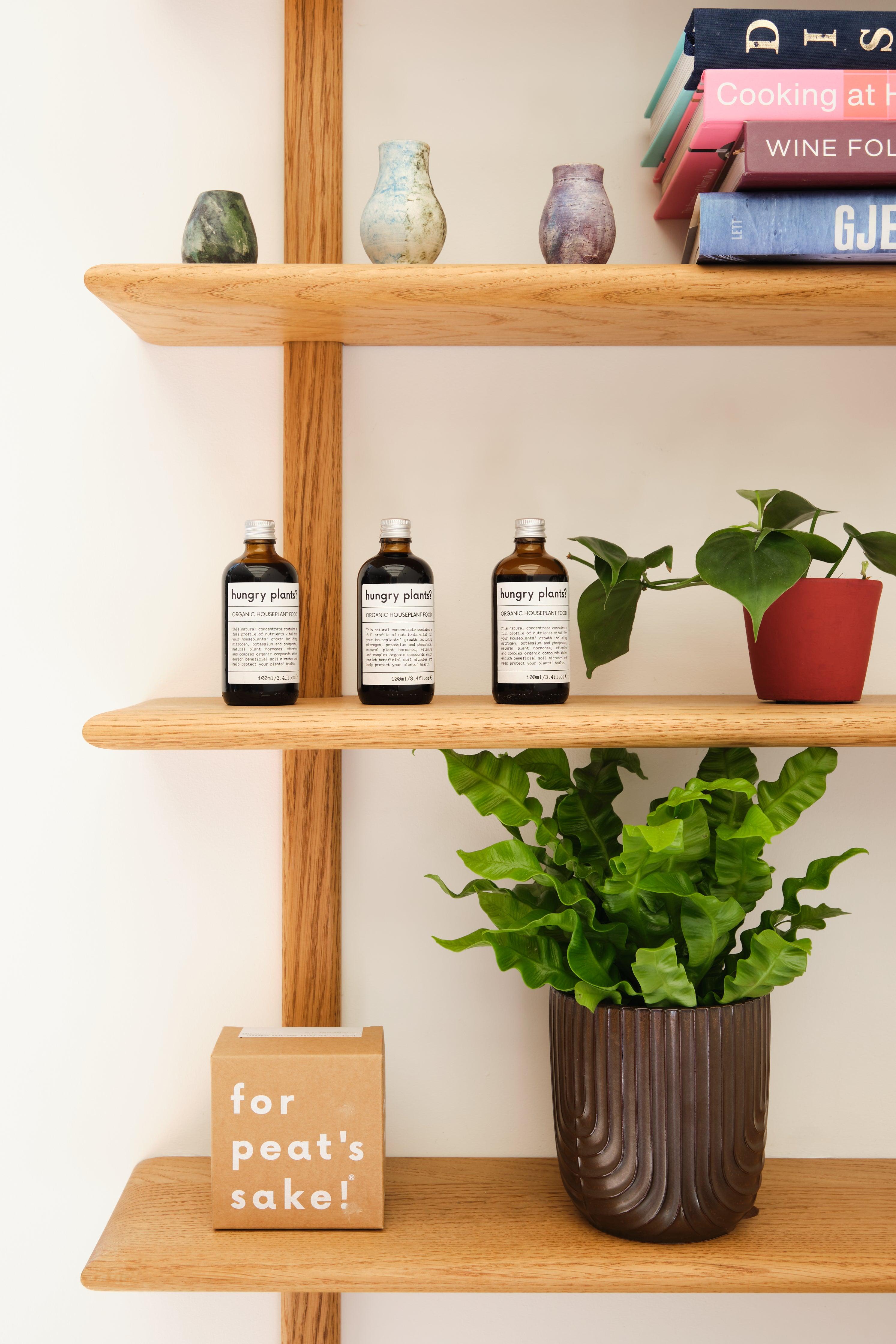 hungry plants? organic houseplant food - for peat's sake
